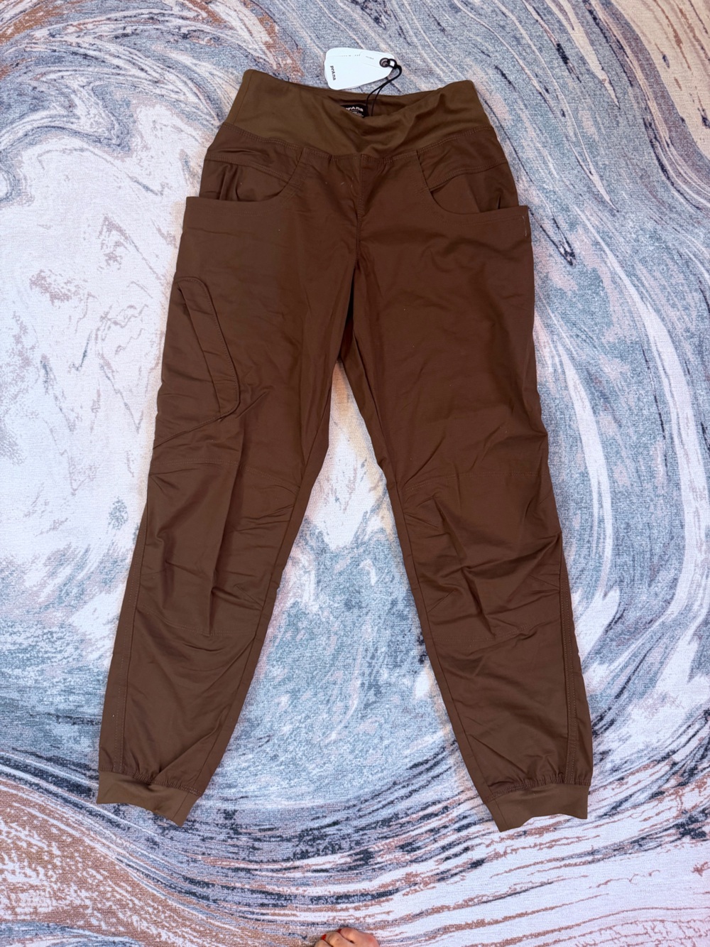 Prana women’s Cargo Pants in Chocolate Brown